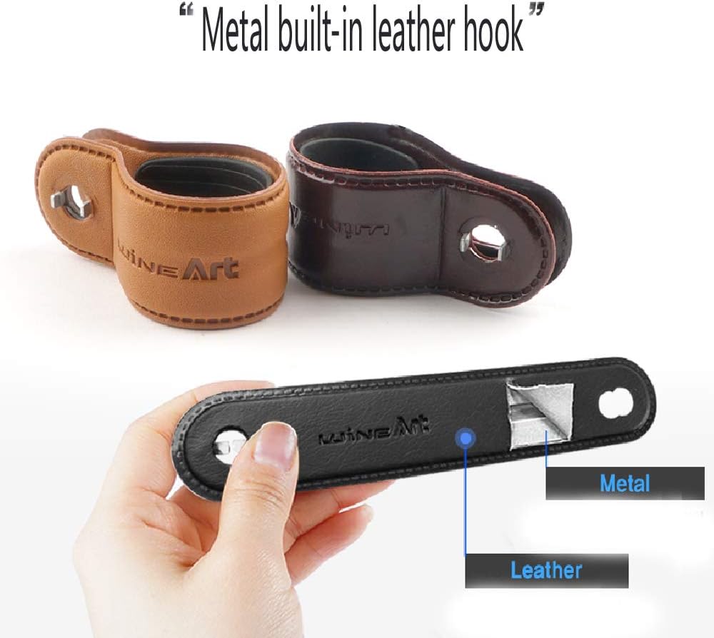 [Leather Power Knob] BLACKSUIT can be mounted on all models Vehicle Handle Spinner Power Handle Spinner Handle Car Accessories luxury Hi-quality Power Handle Steering Wheel Spinner Knob (Black): Automotive