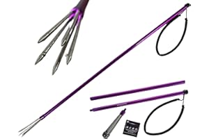 Aquatic Hunt - Spearfishing Diving Lionfish 36” (92cm) 2 Piece Pole Spear with 5 Point Barbed Tip with Band