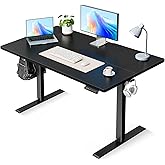 OffiGo Electric Standing Desk, 40 Inch Height Adjustable Sit Stand Table, Ergonomic Computer Desk with 3 Preset Memory Height