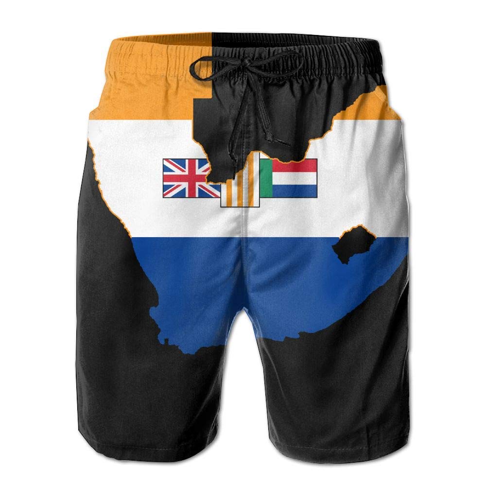 South West Africa Mens Summer Casual Shorts Board Shorts with Pockets