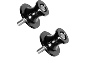 KOILONIO Motorcycle Swing Arm Spools M6×1.0 – CNC Aluminum Paddock Stand Sliders for Yamaha R3 R6 FZ09 MT09 Aprilia RS660 Triumph Daytona