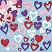Baker Ross ET681 Heart Glitter Stickers - Pack of 120, Perfect for Children to Decorate and Personalise Arts and Crafts Projects, Ideal for Collages, Craft Groups, Party Crafting and More, Multicolor