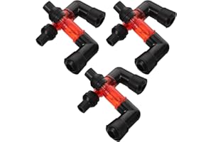 NUOBESTY Spark Plug Caps 6Pcs Light-Up Ignition Replacement for Atv and Scooter Suitable for Beach Buggy