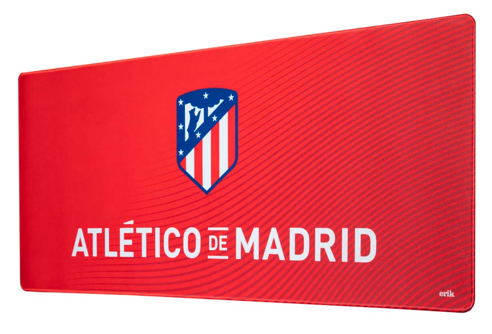 Grupo Erik XXL Mouse Pad - Atletico Madrid | Gaming Desk Mat 31.5 x 13.8 inches, Non-Slip Rubber Keyboard & Mouse Mat Large | Football Gifts, Gaming Gifts Gamer