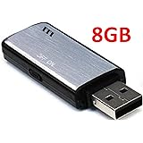 In-Tech IT Best Sound Recorder |Digital Voice Recorder |Simple USB Dictaphone | Audio Recording Device | Portable Small Music Recorder | 8GB Flash Drive | Sensitive Microphone | Easy File Transfer