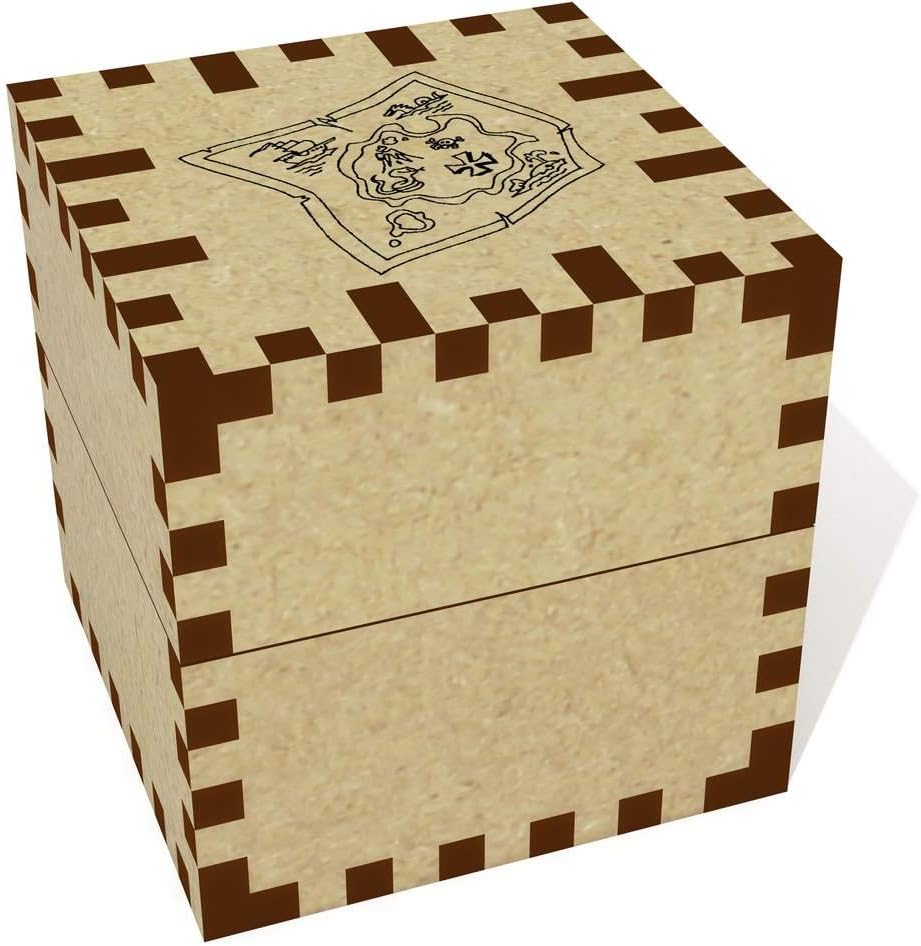 Azeeda Pequeña Mapa del Tesoro Joyería Caja (JB00047395): Amazon.es: Juguetes y juegos