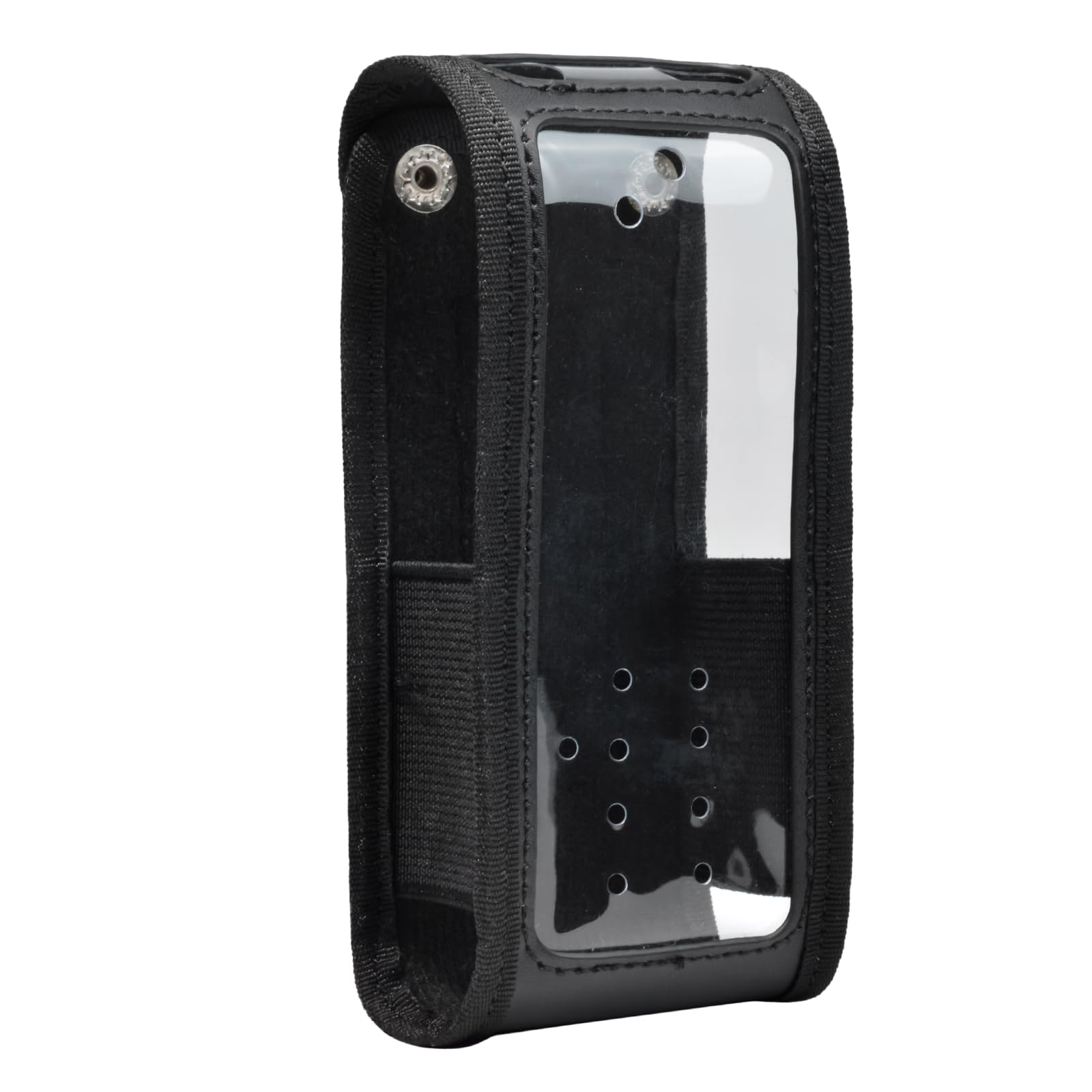 UAYESOK Radio Pouch Walkie Talkie Holster Holder for Belt Leather Case Bag for Sepura STP8000 STP9000 STP9100 STP9200 (Tetra) Handheld Two Way Radio