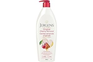 Jergens Original Cherry Almond Moisturizer & Body Lotion for Dry Skin (620 mL)