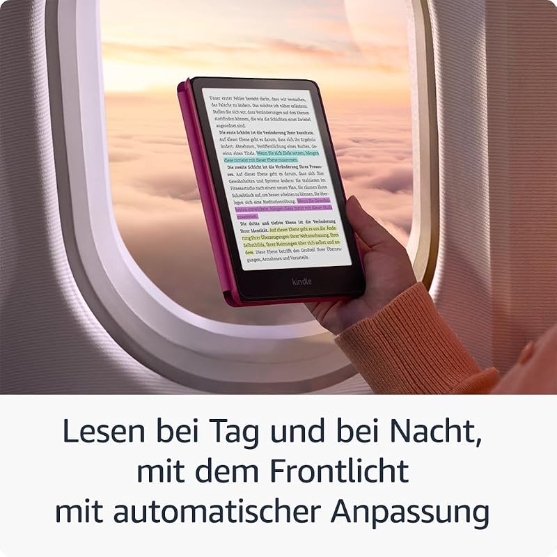 Kindle Colorsoft Signature Edition 32 GB (Version 2024) – Mit Farb-Display, Frontlicht mit automatischer Anpassung, kabellosem Aufladen und langer Akkulaufzeit – Schwarz Metallic
