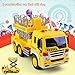 Gizmovine Friction Powered Lift Bucket Truck Toy, Super Duty Lift Construction Vehicle Toy for Kids, 1:16 Scale