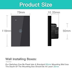 BSEED Smart Water Heater Switch, Compatible with