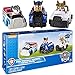 Paw Patrol Racers 3 Pack Vehicle Set, Chase, Robodog, Tracker