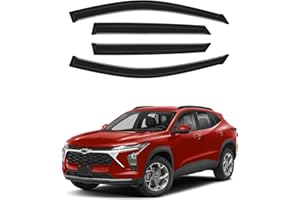 Canvcle Window Visors Rain Guards for 2024 2025 2026 Chevrolet/Chevy Trax Accessories, Outside-Mount Tape-On Side Window Wind Deflectors Vent Visors Shades 4PCS
