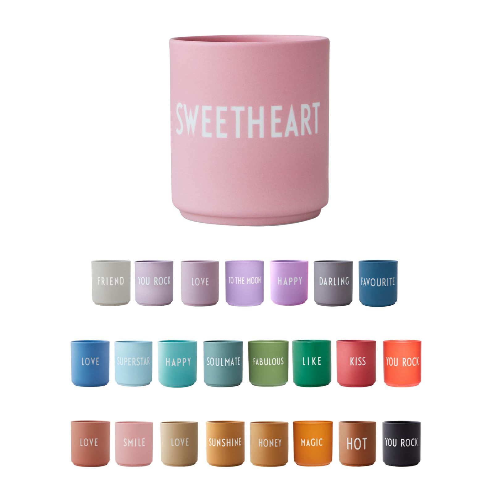 Design Letters Favourite Coffee Cup | Ideal Gifts for Women & Gifts for Men | Porcelain Coffee Mug | Reusable Coffee Cups | Tea cup with Engraved Letters | Novelty Mug | Coffee Gifts | Tea Mug, 250 Ml