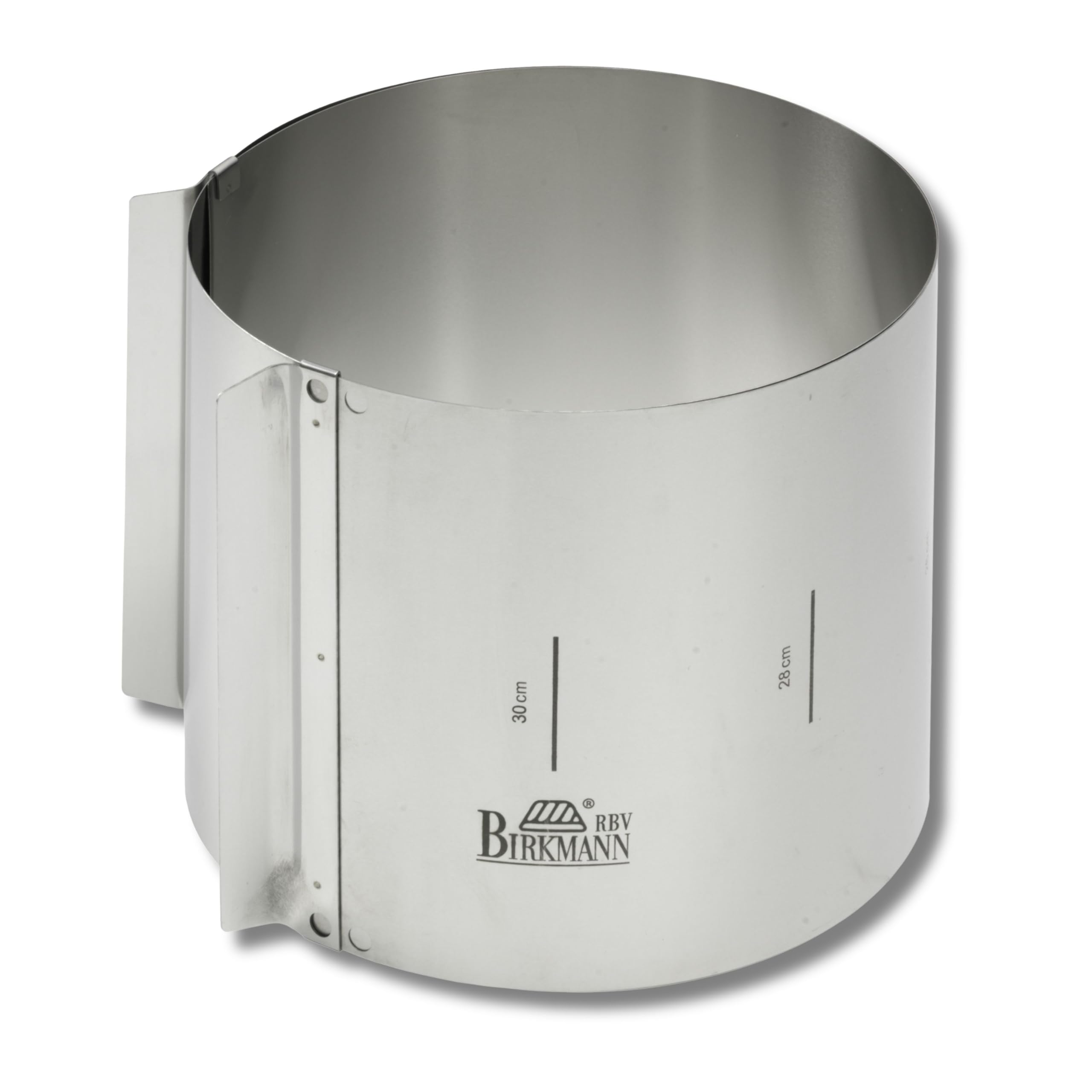 Birkmann Easy Baking 429413 Cake Ring Extra High Height 15 cm Spring Band Steel