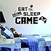 ANBER Video Game Wall Sticker Decal Game Room Decor Children Gift Boys Teens Room Wall Vinyl Decal Lettering Stickers Cool Posters Home Décor