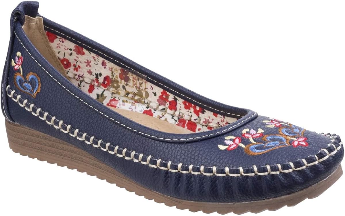 navy blue loafers womens