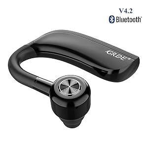 Auricular Bluetooth 4.2, Auricular Manos Libres con Duración 22 Horas Para IPhone Android Auriculares Bluetooth Inalámbrico con Cancelación de Ruido...