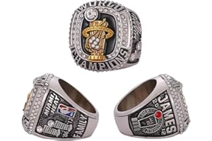 Hdnakit NATIONAL BASKETBALL CHAMPIONSHIP RING 2012 Miami ，CHAMPIONSHIP RINGS WITH WOOD BOX GIFT FOR CHRISTMAS AND BIRTHDAY…
