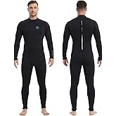 Lemorecn Wetsuits Men 3mm and 5/4mm Full Body Diving Suit for Men,Wetsuit Women 3mm