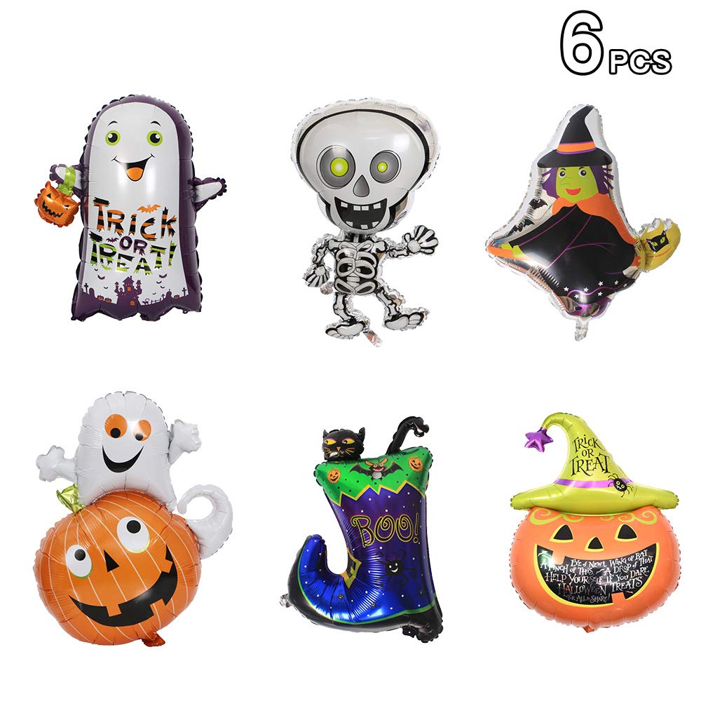LED Zottelfigur Kürbis oder Geist Deko Mitgebsel Mitbringsel 12 Stück Geburtstag