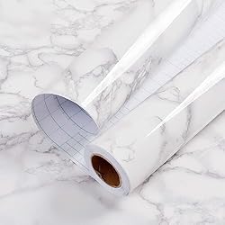 practicalWs Glossy Marble Contact Paper Granite