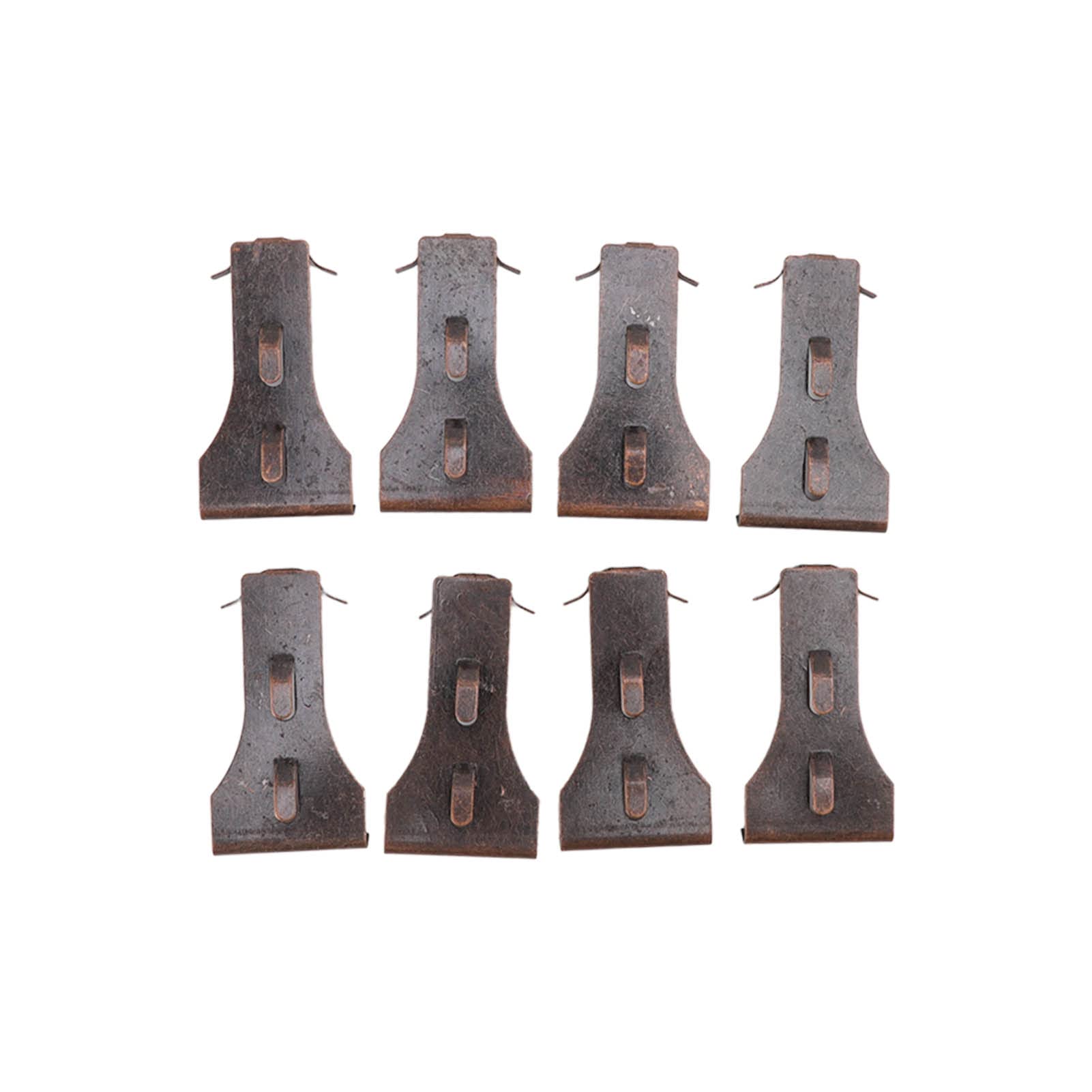 Atyhao 8Pcs Brick Hangers Hanging Clips Outdoor Brick Hook Clips Wall Hook for Steel for Material Hooks