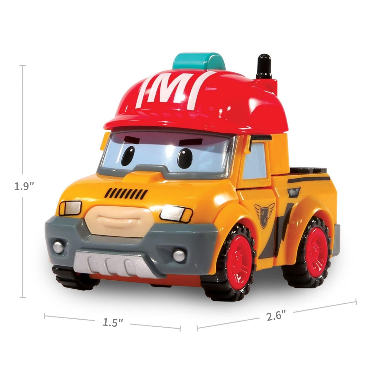 Robocar Poli DIE-CAST Mark Mountain Pickup Truck – Metal Vehicle Toy for Toddlers | Birthday & Party Gift for Boys & Girls Ages 1–5