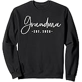 Grandma Est 2026 Minimalist Elegant Font Sweatshirt