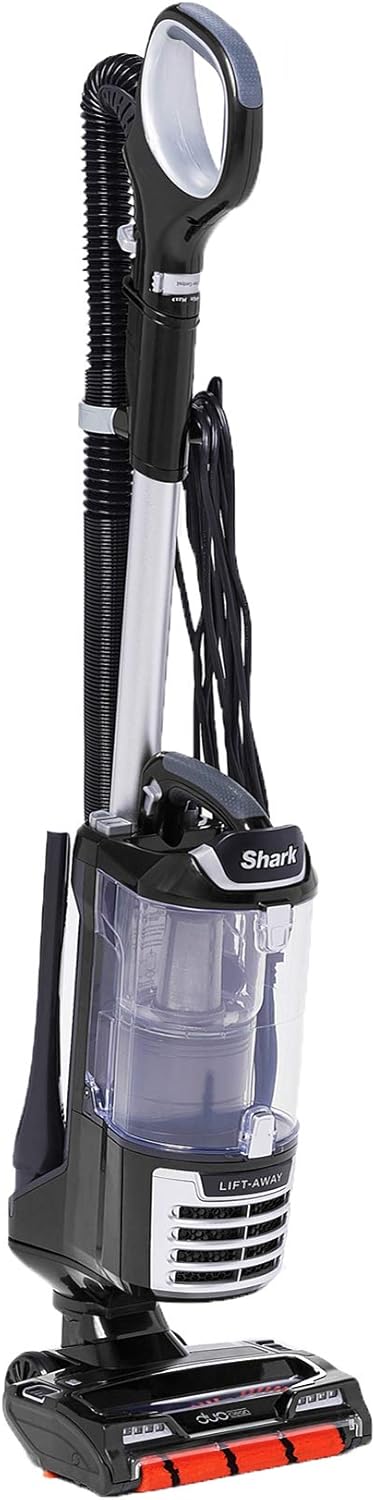 Shark NV771 DuoClean Lift Away Speed Bagless Upright HEPA Vacuum Cleaner for Carpet and Hard Floors, Black (Renewed)