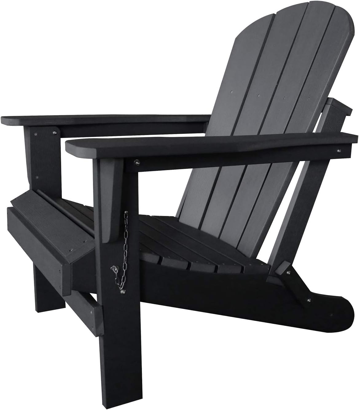 DAILYLIFE Plastic/Resin Classic Outdoor Foldable Adirondack Chair Polystyrene Weatherproof Lounge Chair for Porch Patio Deck Garden,Backyard & Lawn Furniture: Kitchen & Dining