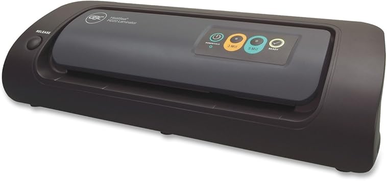 Amazon Com Gbc Heatseal H220 Pouch Laminator 9 Inches Black 1703017 Laminating Machines Office Products