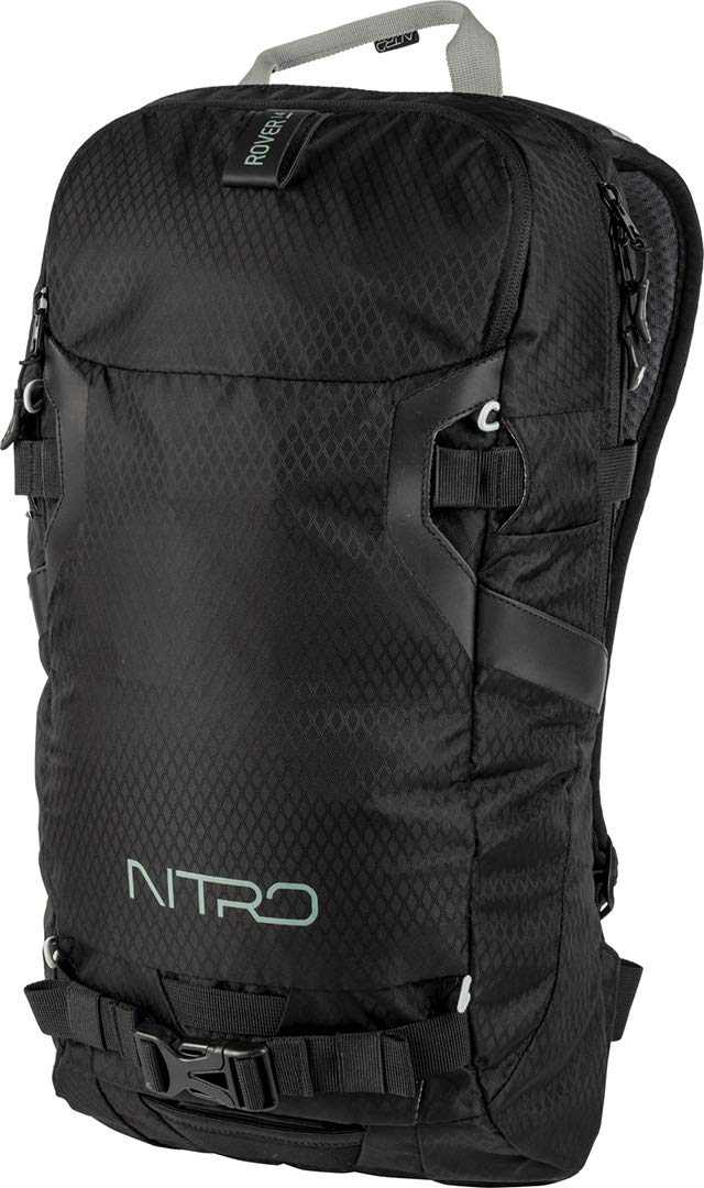 Nitro Snowboards Rover 14 Snowboard Backpack, unisex_adult, Backpack, 1201-878066, Jet Black New, 14L