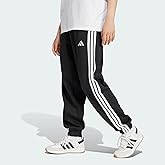 Adidas Womens Essentials 3-Stripes Fleece Loose Pants