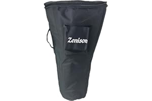 EDM Deluxe PADDED DJEMBE Latin Drum Carry Case Gig BAG - BLACK percussion gear New