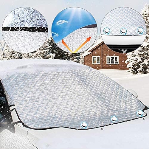 フロントカバー 車フロントガラスカバー フロント保護カバー Lalago Jp 撥水加工 厚手 防水材料 車サンシェード 内臓磁石3枚強力付着 盗難防止挟み耳付き 四季対応 雪対策 凍結防止シート フロントガラスカバー カーシェード サンシェイド 遮熱 普通車 軽自動車 Suvに