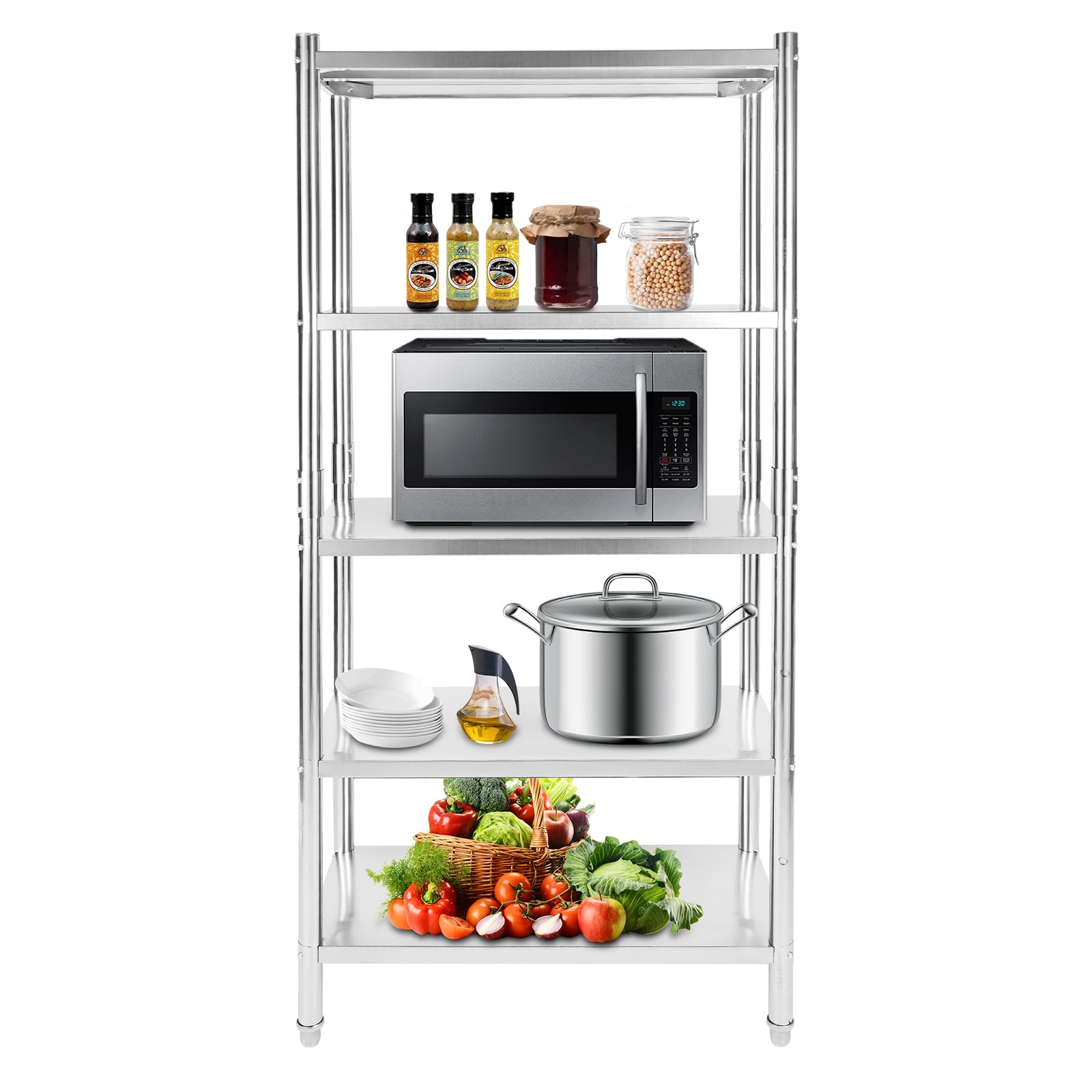 Fifizoo 5 Tier Stainless Steel