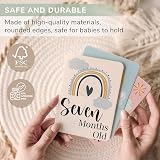 Tiny Trees 40 Baby Milestone Cards in Gift Box Unisex New Baby Gift view 7