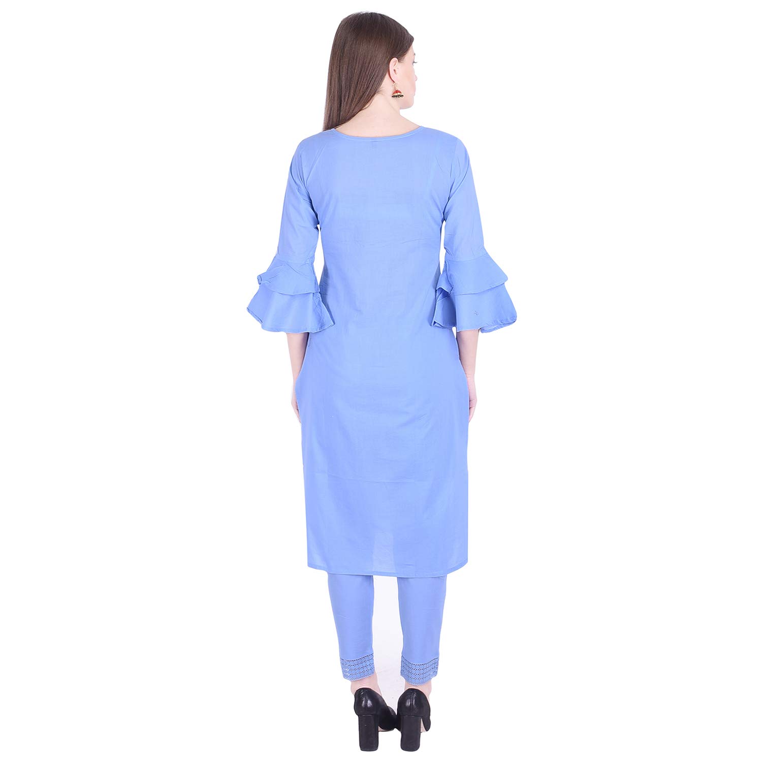 bell bottom pants with kurti