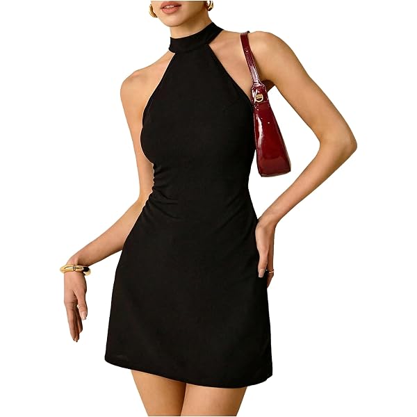 black cross halter dress with slits Amazon.com: Milumia Women's Criss Cross Cut Out Halter Dress Sexy Backless  Slit Hem Maxi Dresses Rave Party Black Medium : Clothing, Shoes & Jewelry