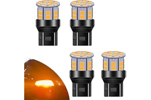 LEDYOTRY 7440 7443 LED Bulb Amber Turn Signal Light, Super Bright WY21W T20 7440A 7444 7444NA LED Bulbs for Rear Front Turn Signal Blinker Lights, Parking or Running, Brake Tail Lights, Pack of 4