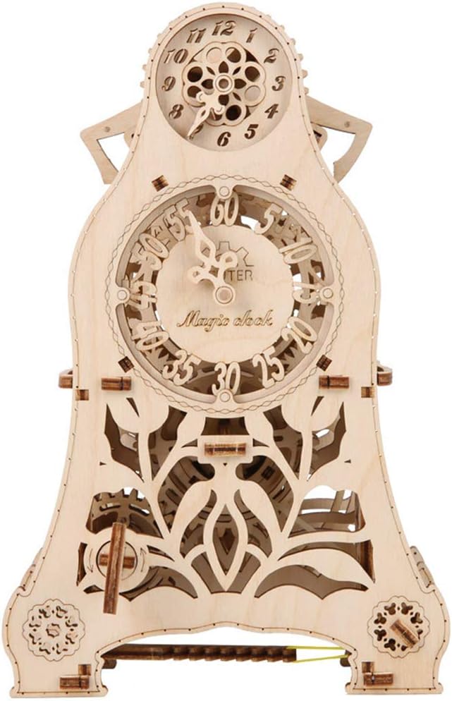 HFXZ2018 Mechanical Model Kids, Magic Pendulum Clock Engineering Model Construction Kits, Mechanical Model Building Kits for Valentine's Day, Children's Day Gift