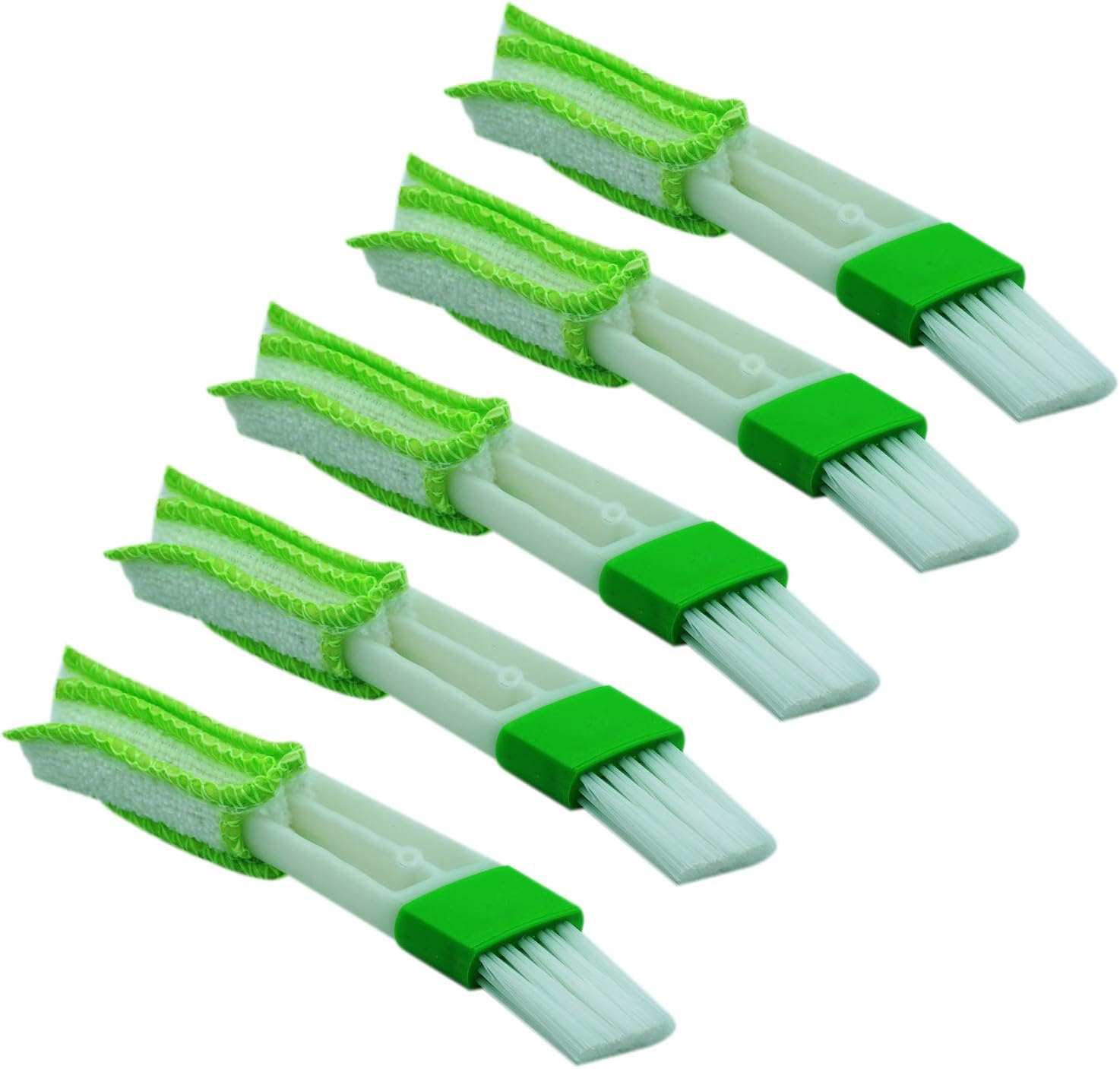 Mini Duster for Car Air Vent Set of 5 Automotive Air Conditioner Cleaner and Brush