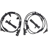 Front Rear Left Driver and Right Passenger Side ABS Wheel Speed Sensor | for Jeep Wrangler 2007-2017, Wrangler JK 2018, Liberty 2008-2012, Dodge Nitro 2007 2010 2011
