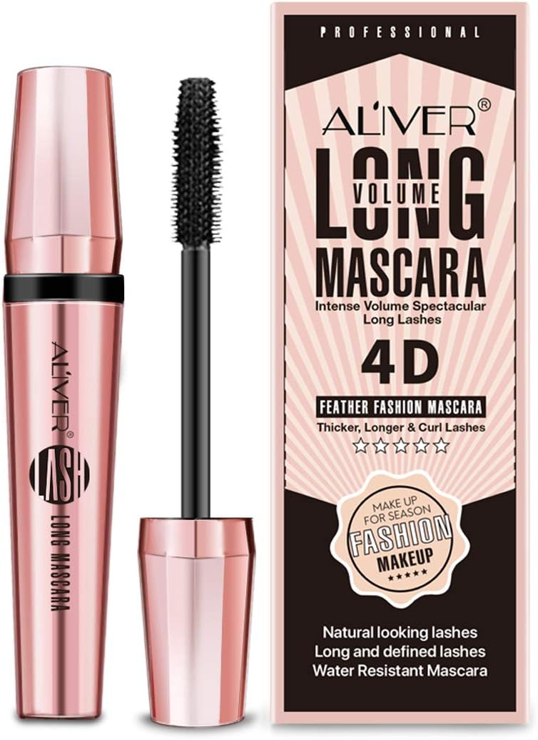 4D Silk Fiber mascara, Waterproof Eyelash Mascara Extra Long Lash