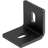 10 PCS 2" x 1-7/8" Heavy Duty L Bracket, Slotted Corner Brace, 3/16" Thick | Max Load 400 lbs