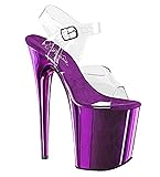 Pleaser Flamingo-808 Exotic Dancing Shoes, 8" Heel