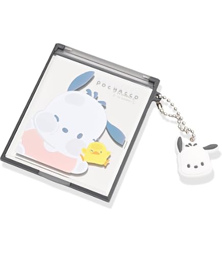 Sanrio Pochacco Kompaktspiegel – Niedlicher Taschenspiegel Mit Kamm-Design
