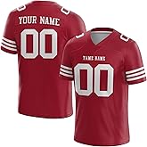 Custom Football Jersey Customized Football Sport Uniform Personalized Name/Number Football Shirt for Men Women