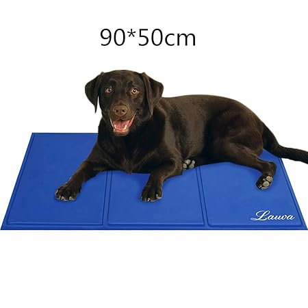lauva Hund Cool Matte, Hunde selbst Kühlung Gel-Matte Pads Pet Cat Cool Betten für Hundeboxen, Zwinger und Betten